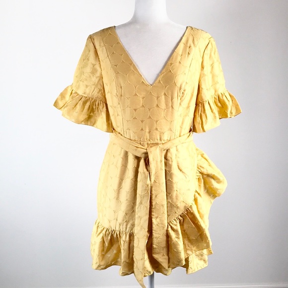 C/MEO COLLECTIVE Honey Wrap Dress. - Picture 3 of 7